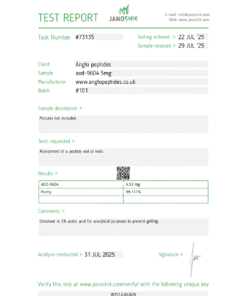 AOD-9604 5mg premium Research Peptide