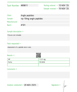 VIP 10MG premium research peptide